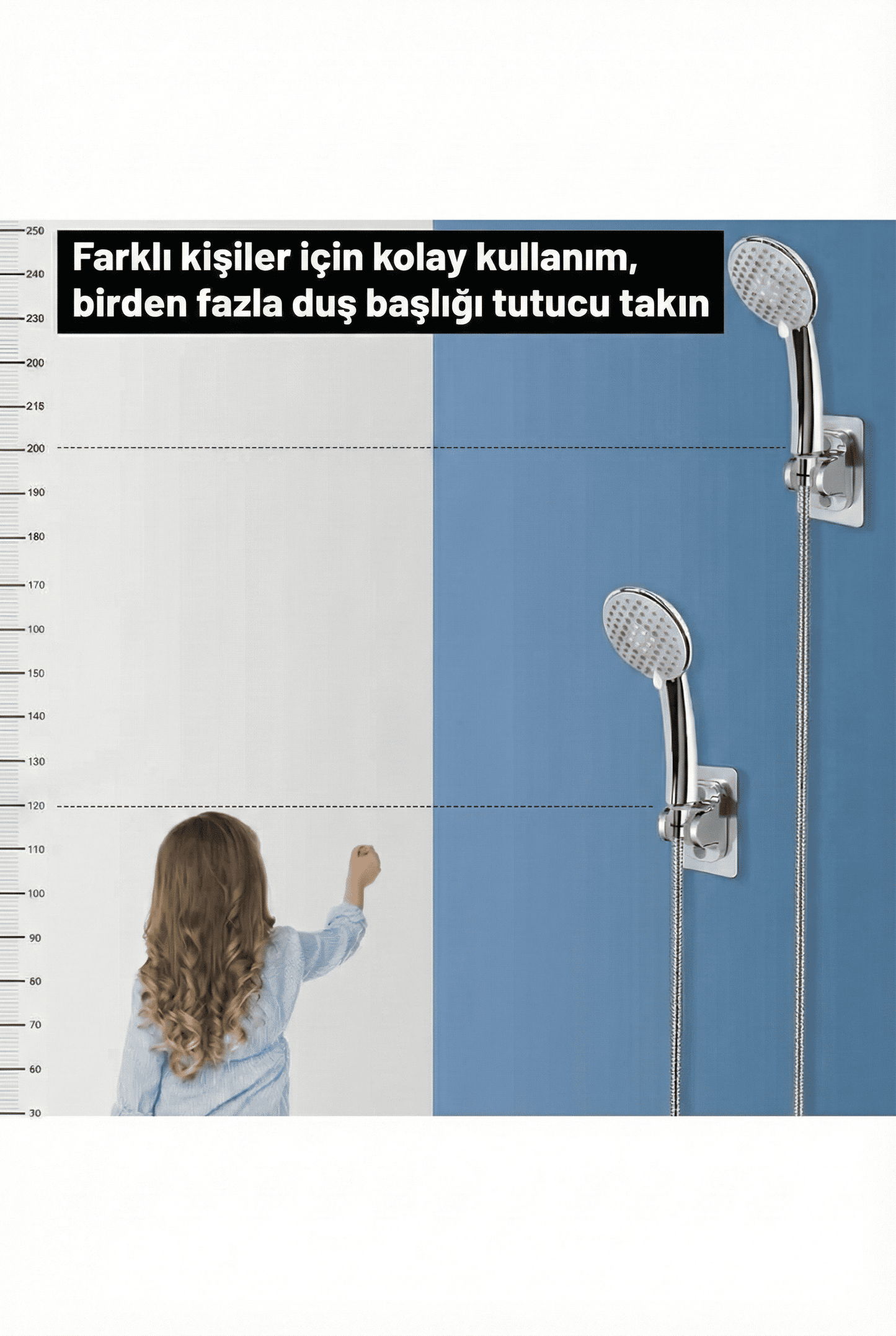1 Adet Duş Başlığı Tutucu