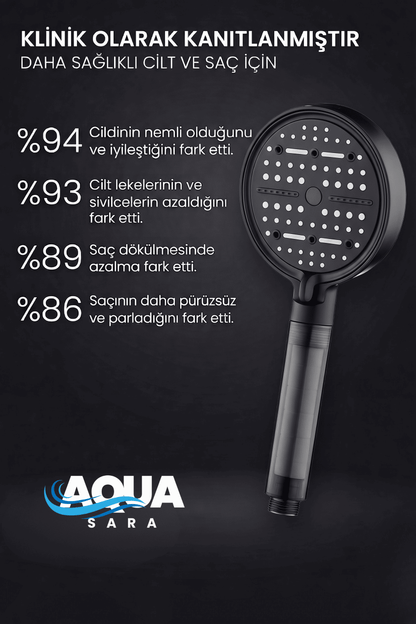 6 Fonksiyonlu Filtreli Duş Başlığı