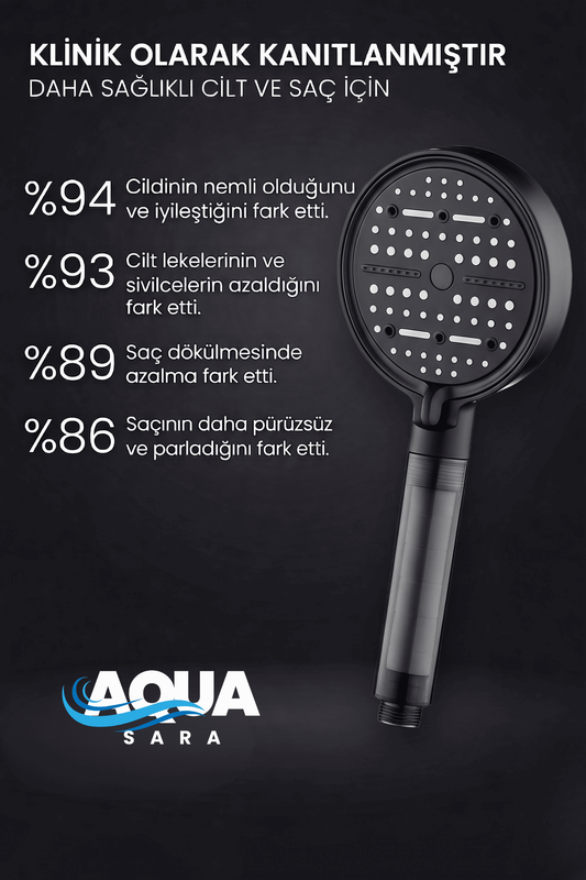6 Fonksiyonlu Filtreli Duş Başlığı