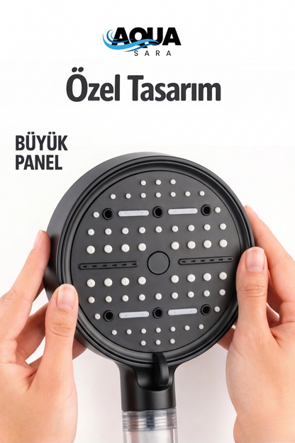 6 Parça Filtreli Duş Başlığı Seti